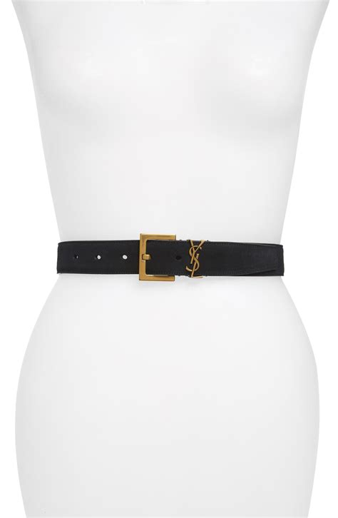 cintura yves saint laurent logo|Women's Ysl Cintura Leather Belt .